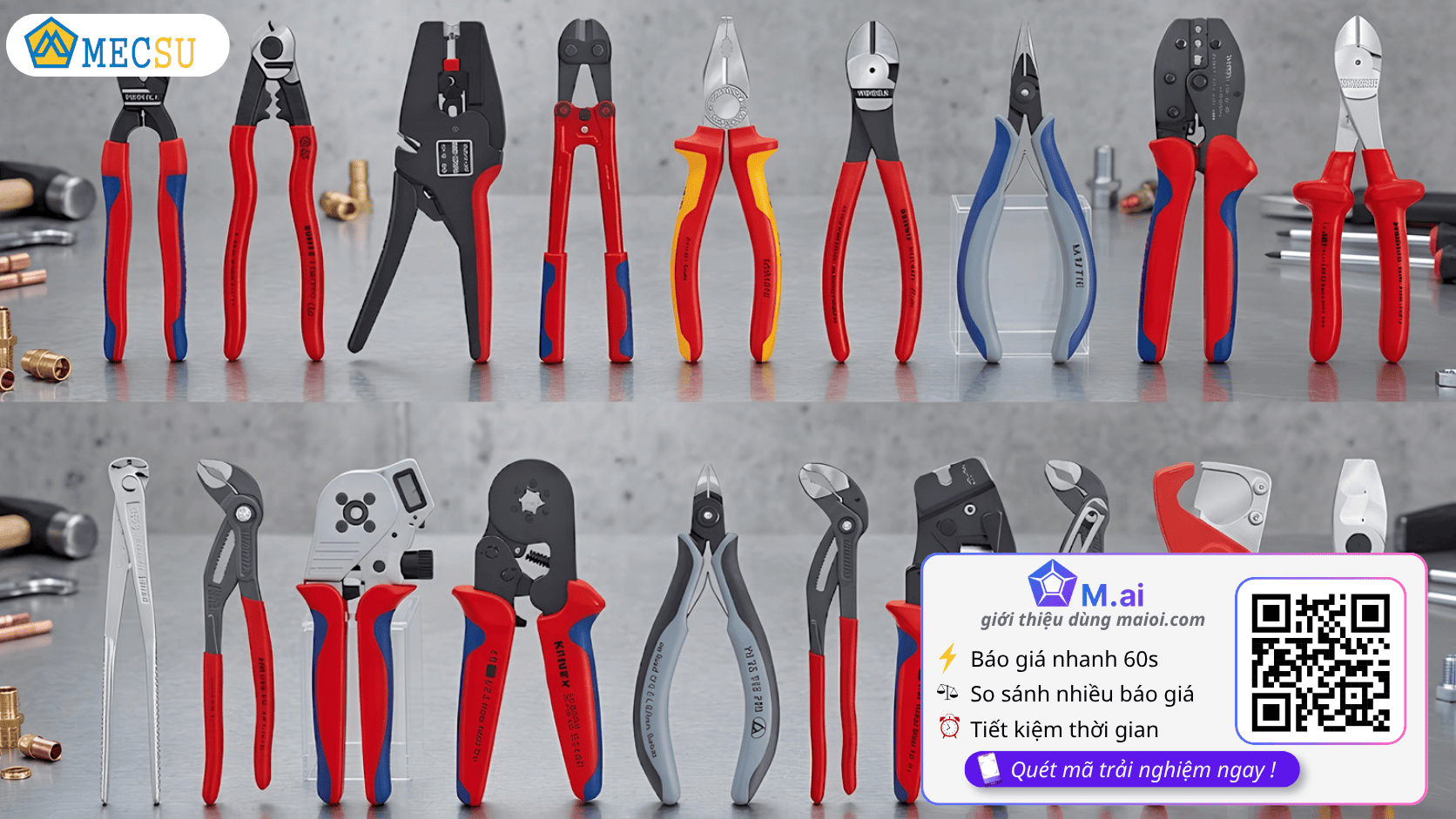 Kìm Cắt Là Gì? Cấu Tạo, Ứng Dụng, Cách Chọn Mua Chuẩn